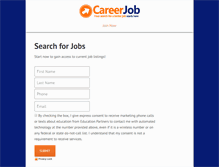 Tablet Screenshot of careerjob.org